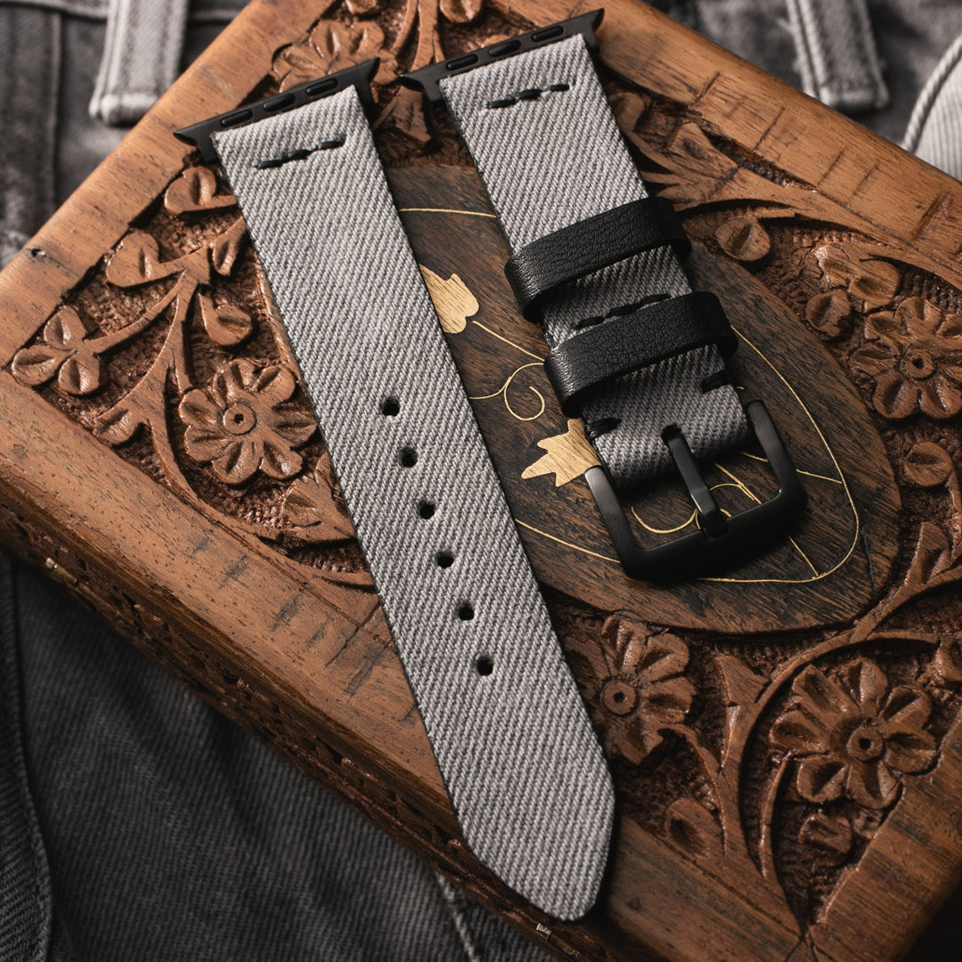 Denim Apple Watch Strap 