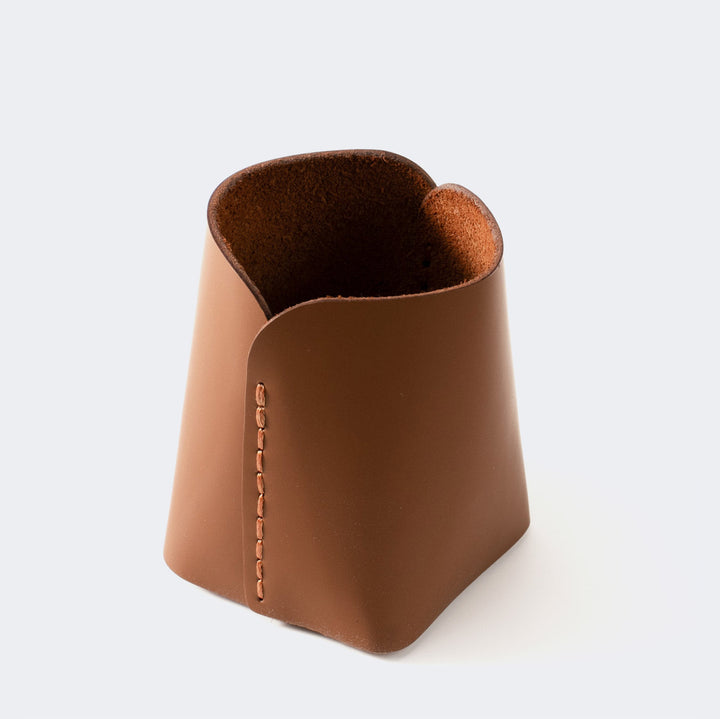 Leather Pen Holder Pot