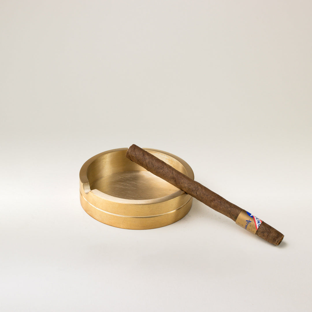 Classic Round Brass Ashtray