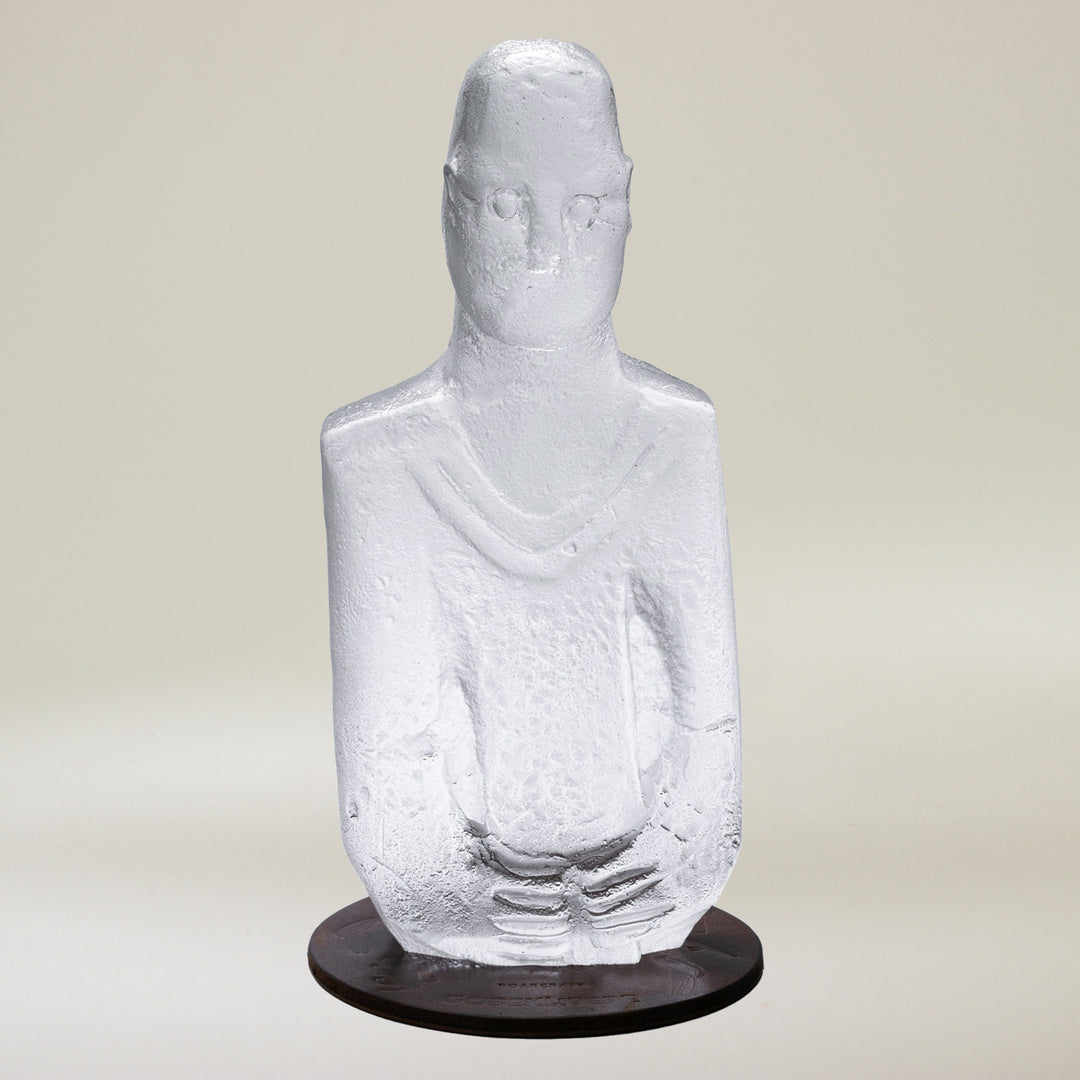 Glass Urfa Man Sculpture - Gobeklitepe Default Title #MWS Options 1982978389