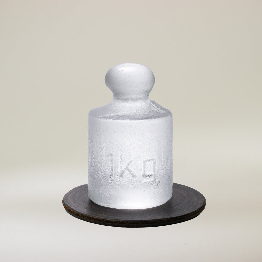 Glass Scale Weight Sculpture Default Title #MWS Options 1