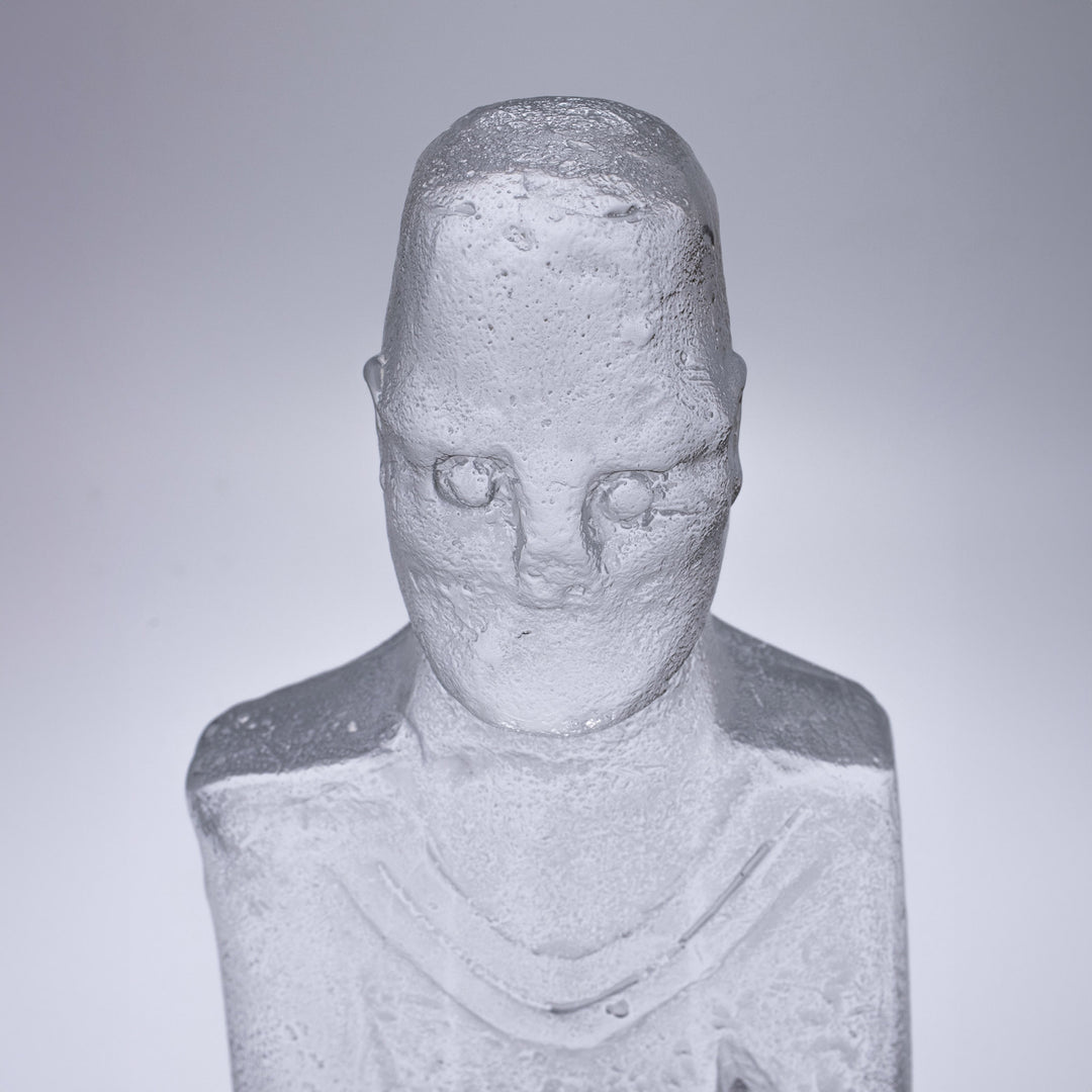 Glass Urfa Man Sculpture - Gobeklitepe
