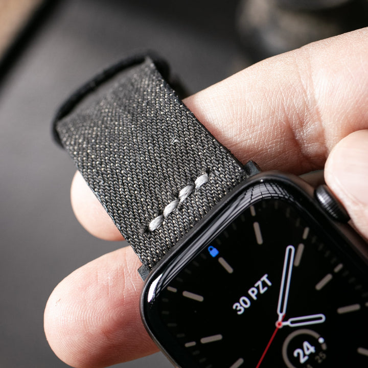 Denim Apple Watch Strap 