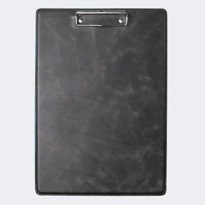 Leather Clipboard Coal 