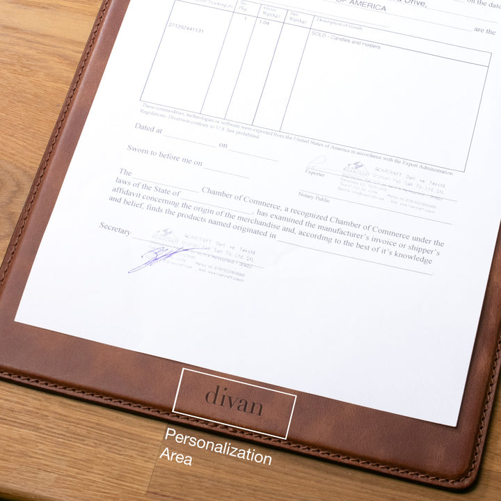 Leather A4 Clipboard