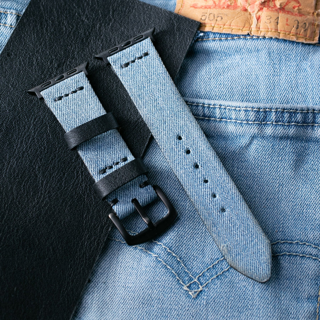 Denim Apple Watch Strap 