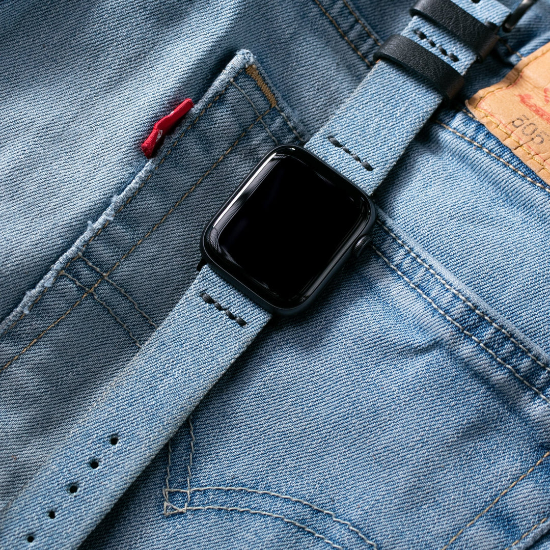 Denim Apple Watch Strap 
