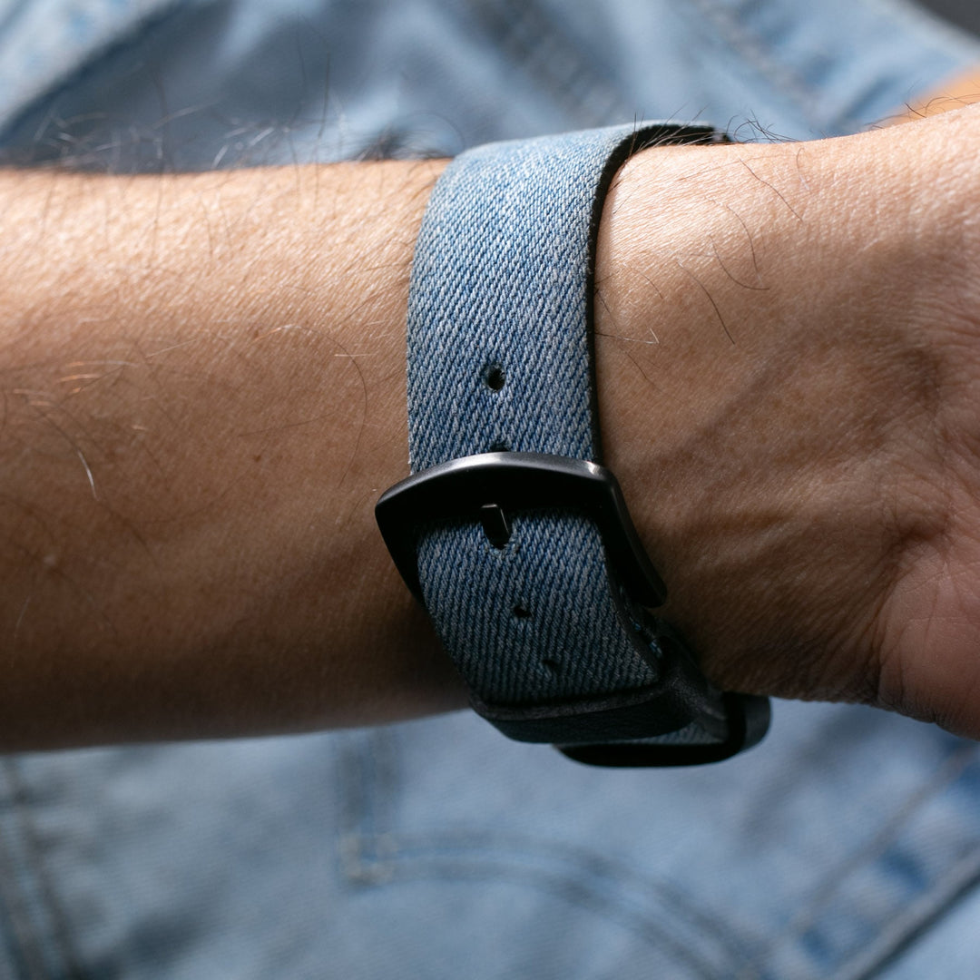 Denim Apple Watch Strap 