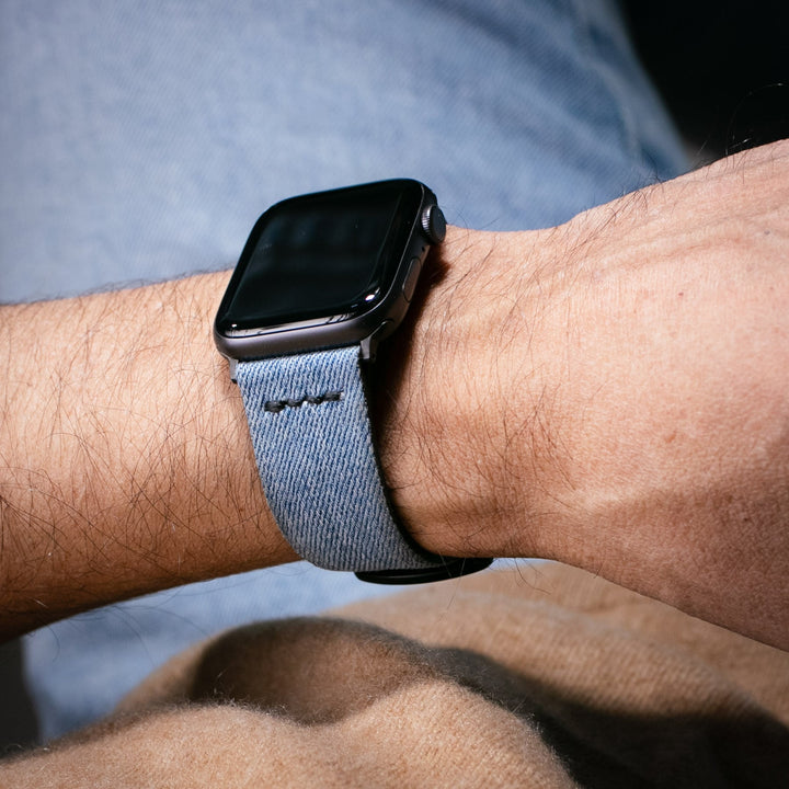 Denim Apple Watch Strap 