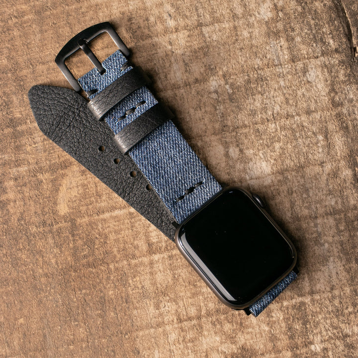 Denim Apple Watch Strap 