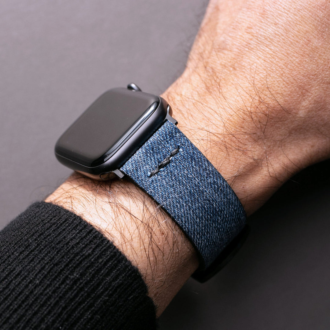 Denim Apple Watch Strap 