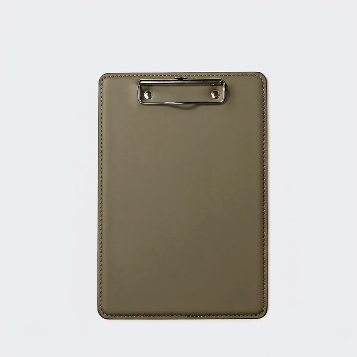 Leather A5 Clipboard Olive