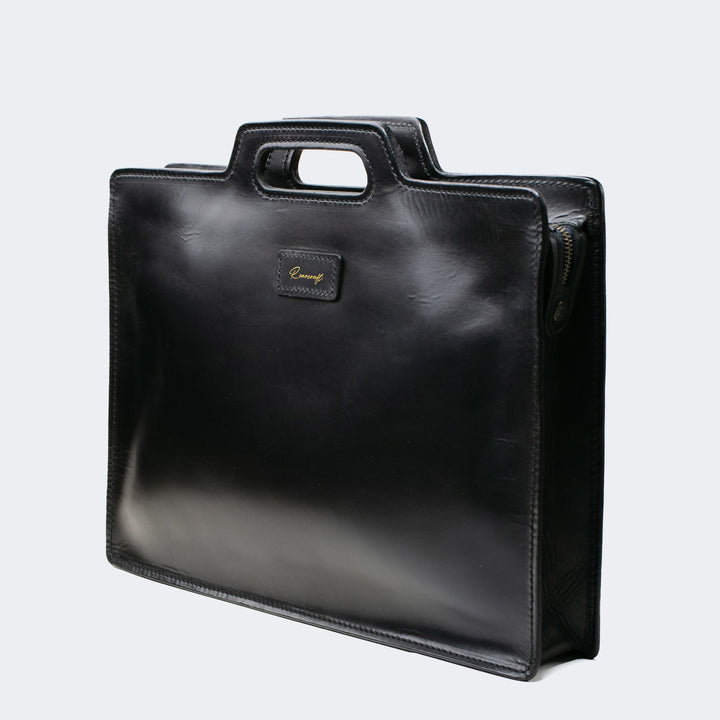 Leather Briefcase Black