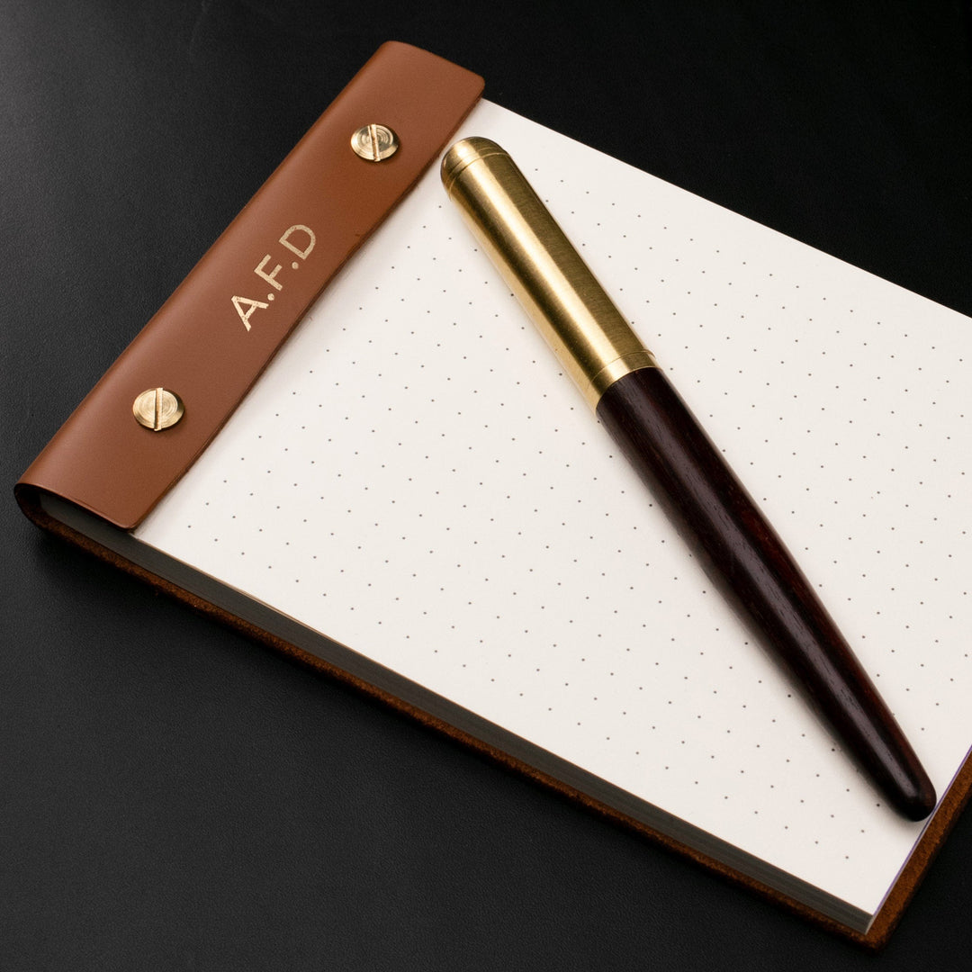 Leather A6 Notepad