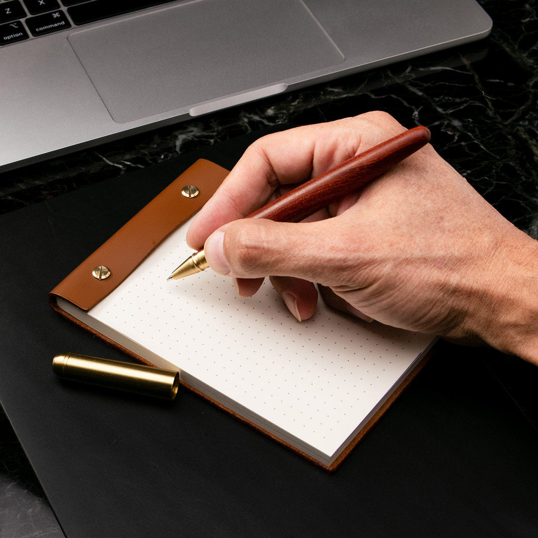 Leather A6 Notepad