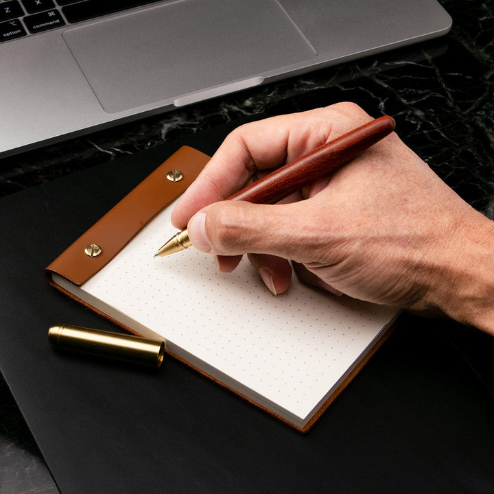 Leather A6 Notepad