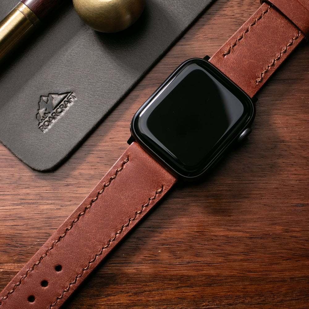Custom Made Apple Watch Strap - Chocolate Pueblo