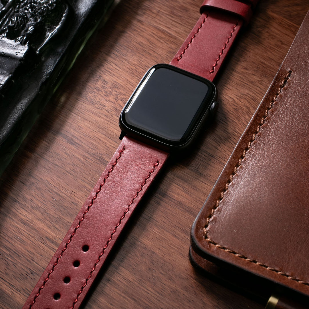 Custom Made Apple Watch Strap - Coral Red Pueblo