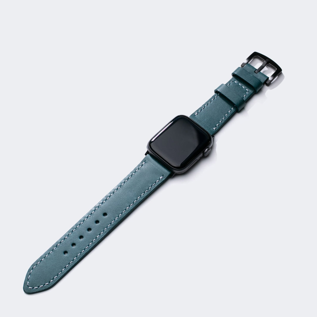 Custom Made Apple Watch Strap - Dusk Blue Pueblo