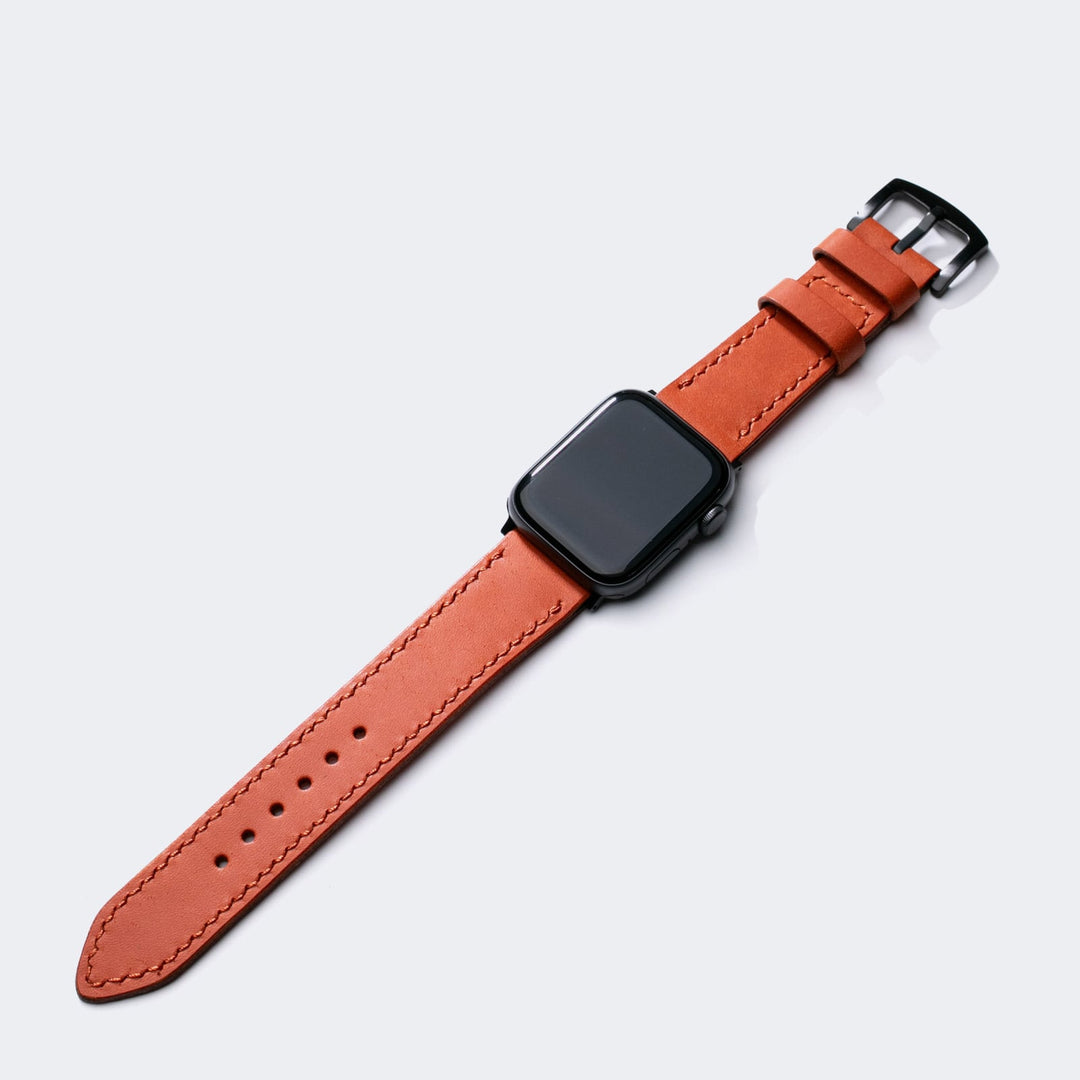 Custom Made Apple Watch Strap - Orange Pueblo