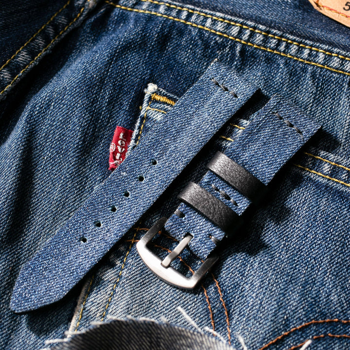 Denim Watch Strap 