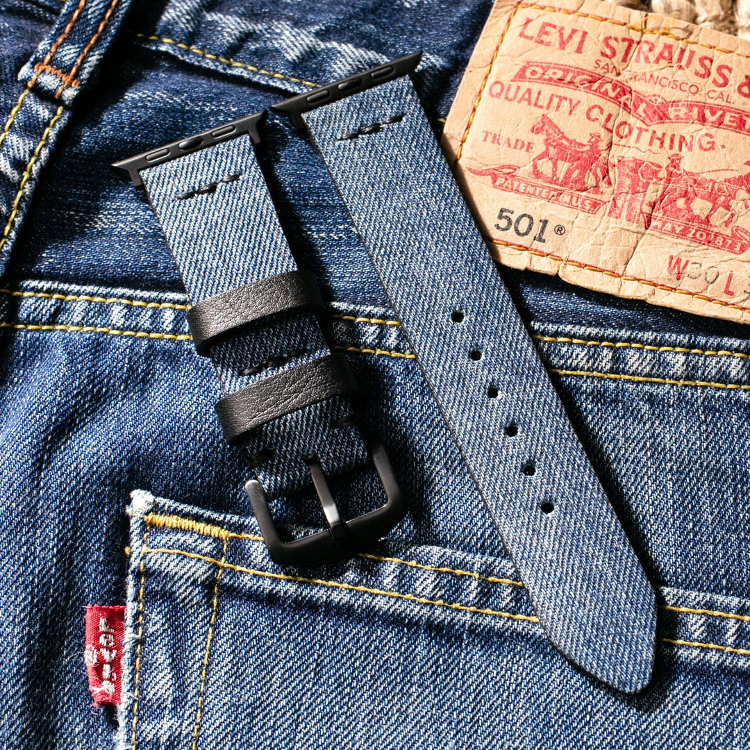 Denim Apple Watch Strap 