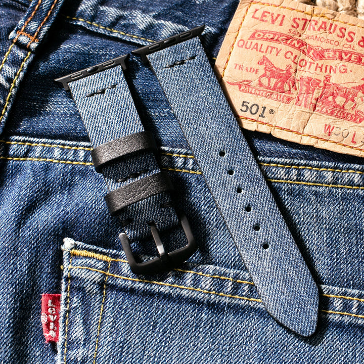 Denim Apple Watch Strap 