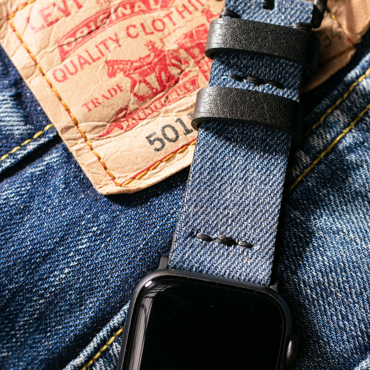 Denim Apple Watch Strap 