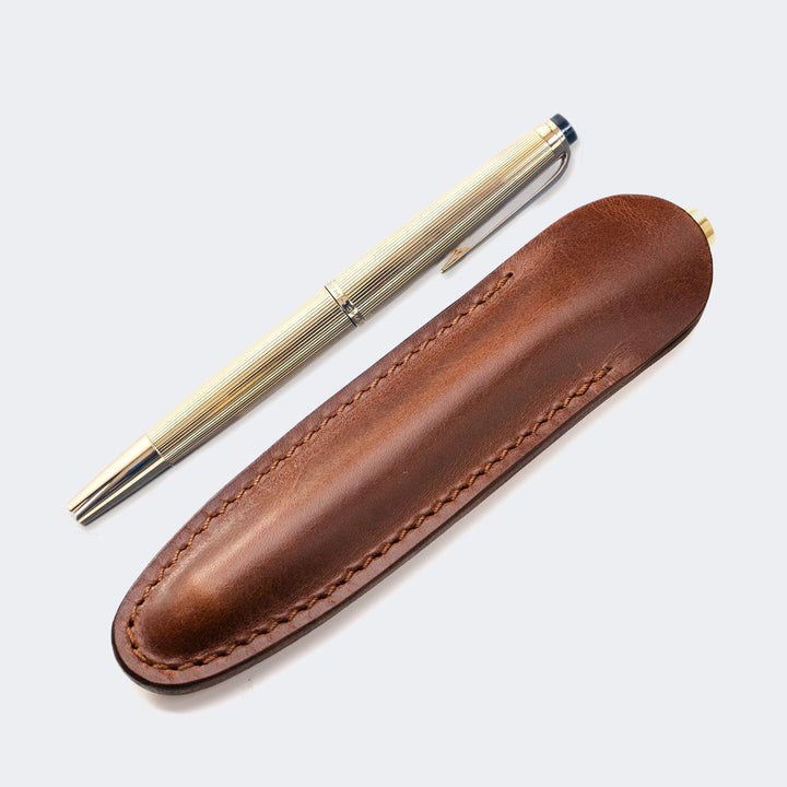 Single Pen Case Brown