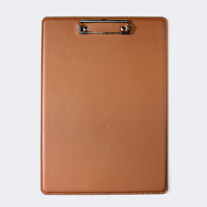 Leather A4 Clipboard Caramel
