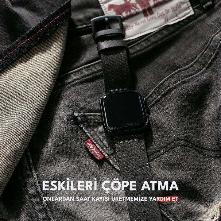 Denim Apple Watch Strap 