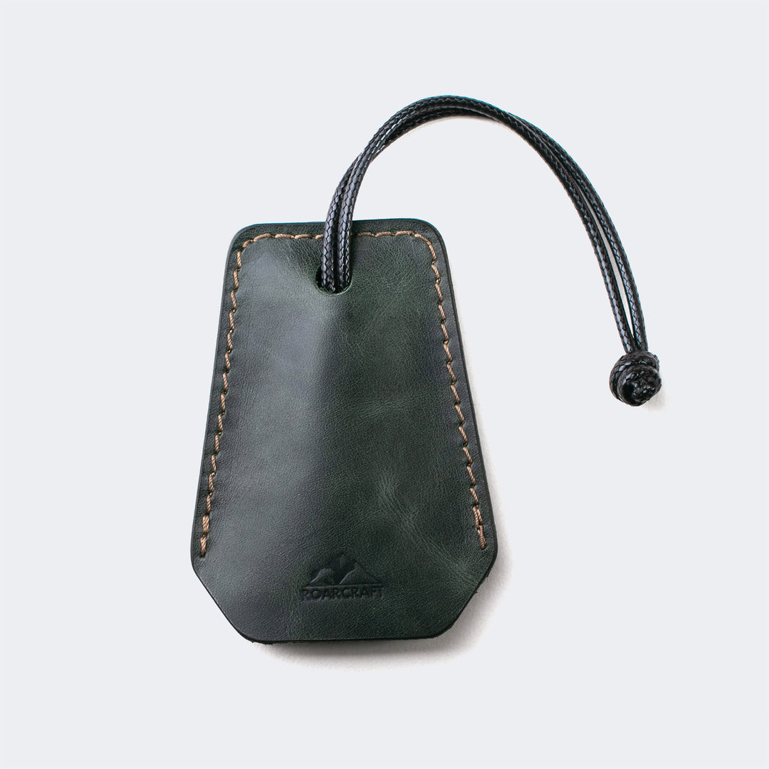 Leather Key Case Emerald