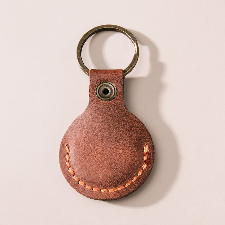 Leather Airtag Case - Key Ring