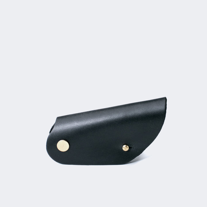 Leather Key Organizer Black 