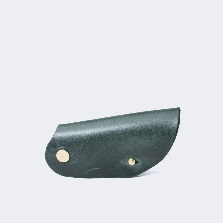 Leather Key Organizer Emerald
