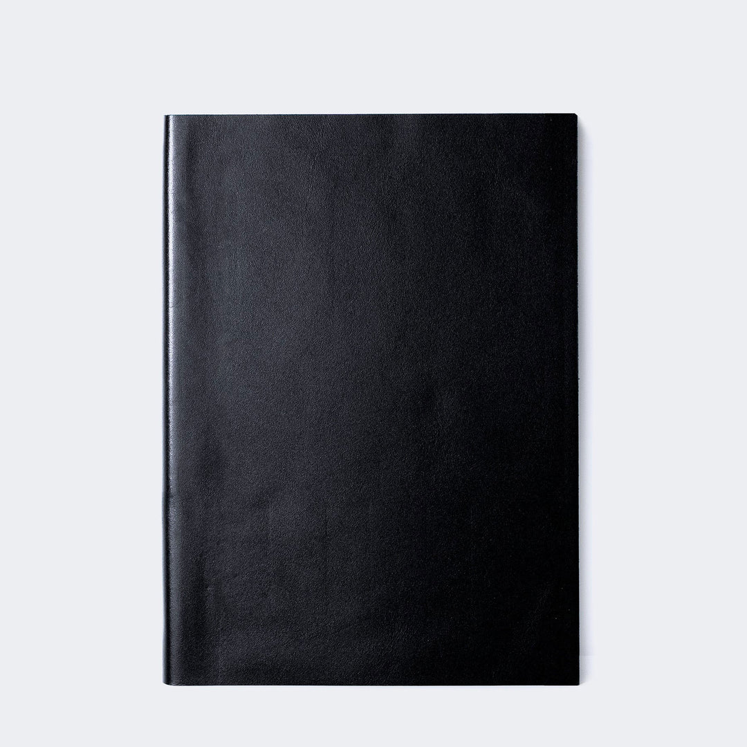 A5 Leather Notebook Black