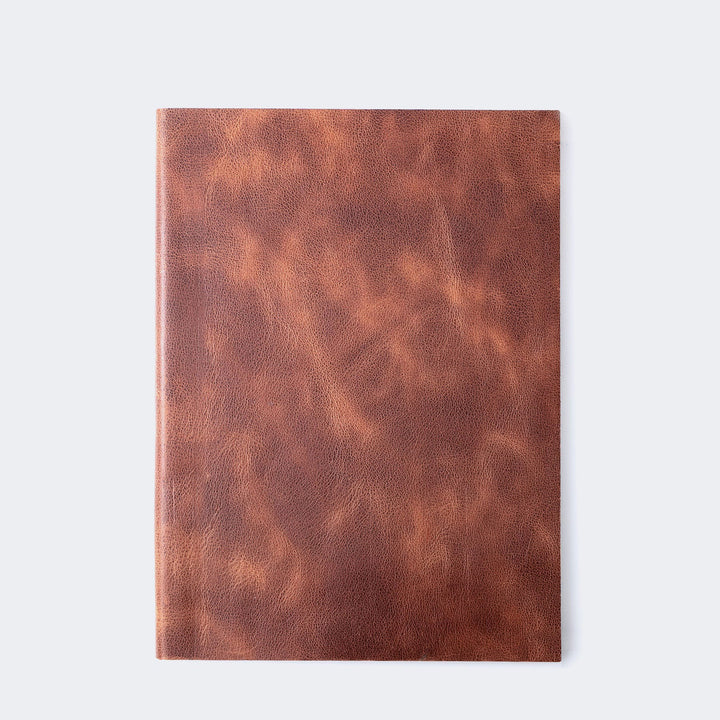 A5 Leather Notebook Tobacco 