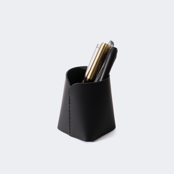 Leather Pen Holder Pot