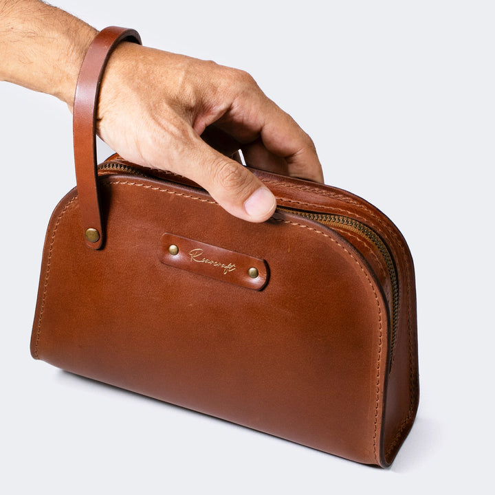 Leather Clutch - Mens Daily Handbag