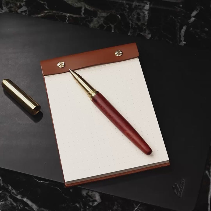 Leather A6 Notepad