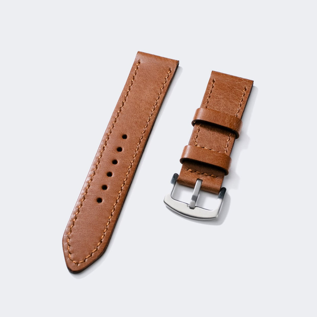 Custom Made Leather Watch Strap - Hazelnut Pueblo