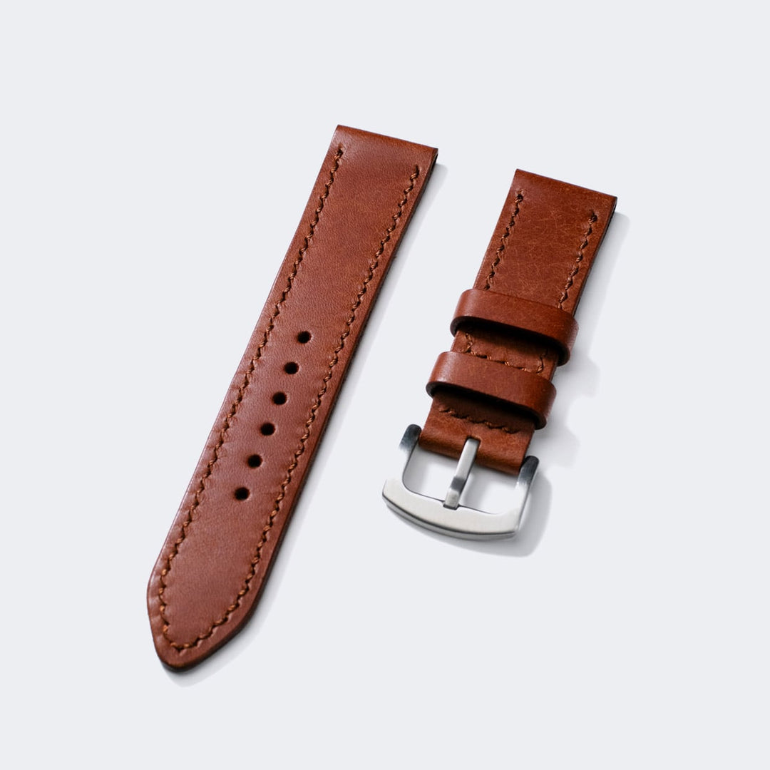 Custom Made Leather Watch Strap - Chocolate Pueblo