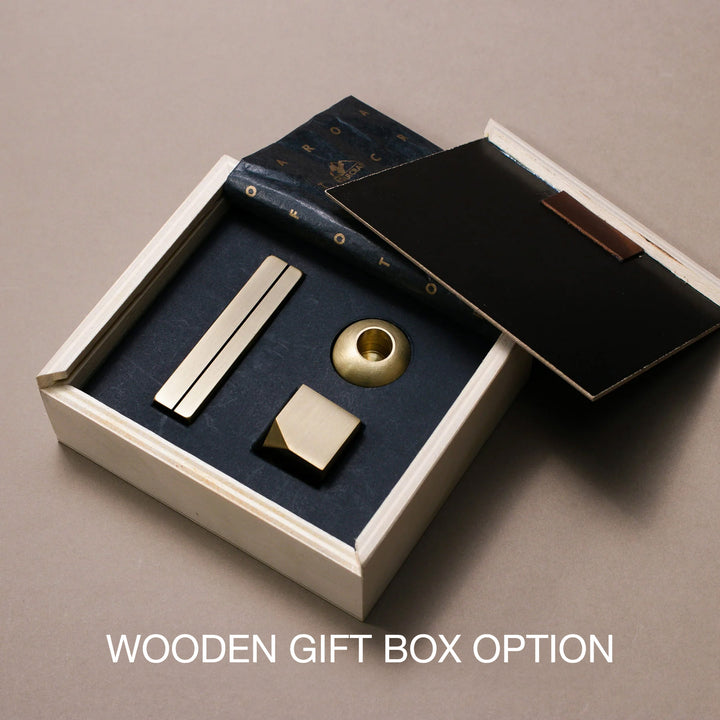 Brass Office Set - Set of 3