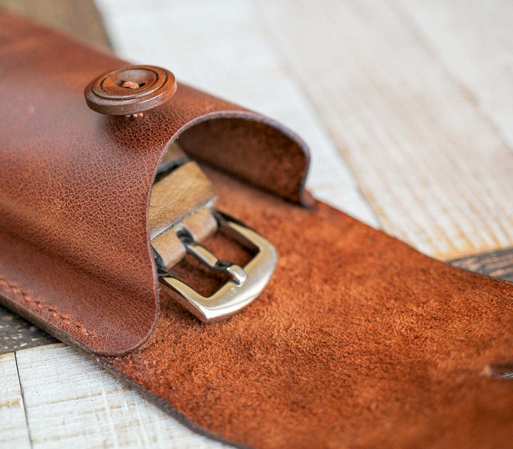 Leather Watch Pouch