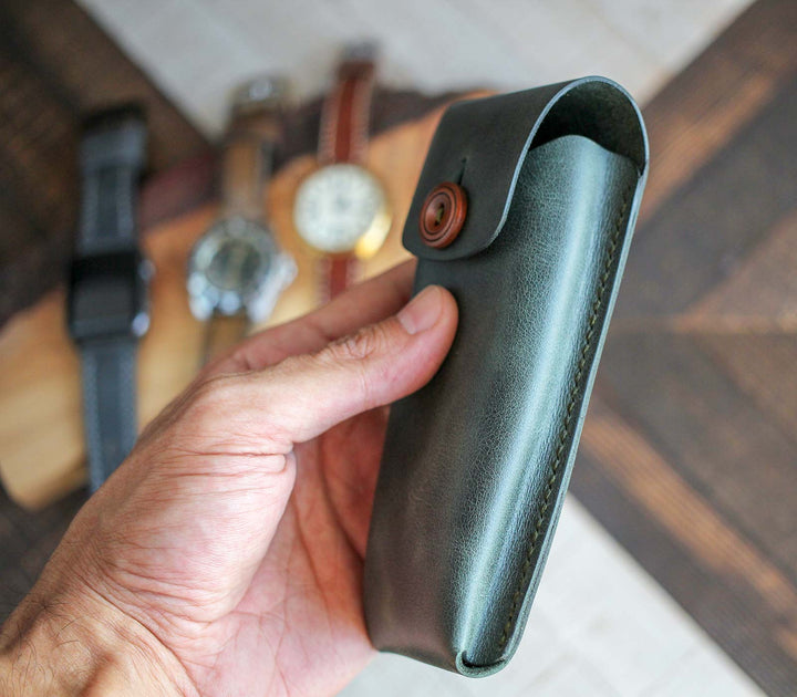 Leather Watch Pouch