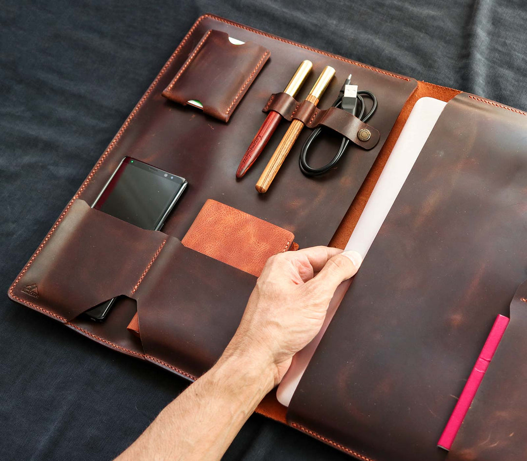 Leather MacBook Organizer