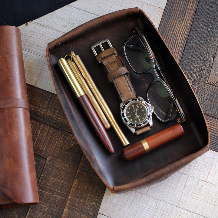 Leather Valet Tray