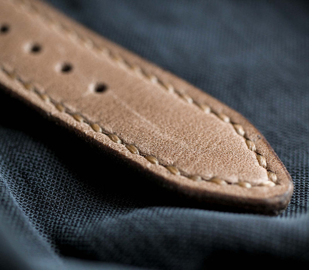 Custom Made Apple Watch Strap - Dark Beige