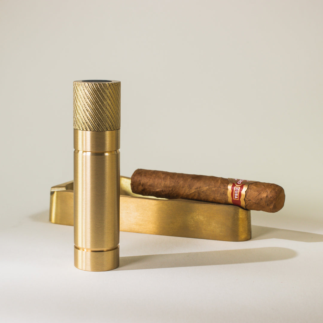 Brass Match Safe - Long