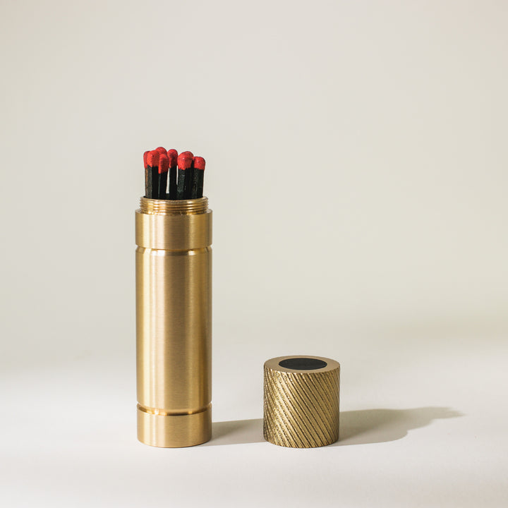 Brass Match Safe - Long